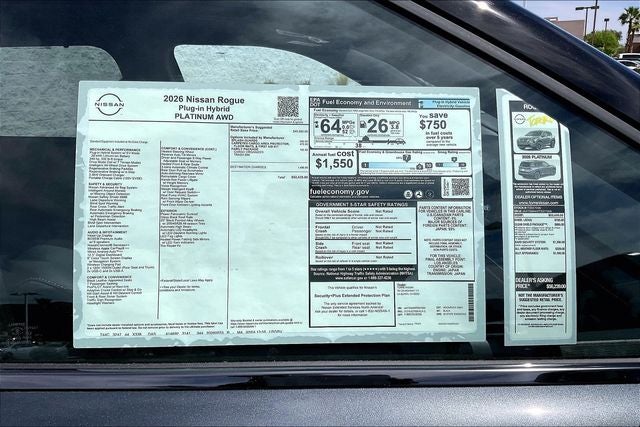 2026 Nissan Rogue Plug-in Hybrid Platinum