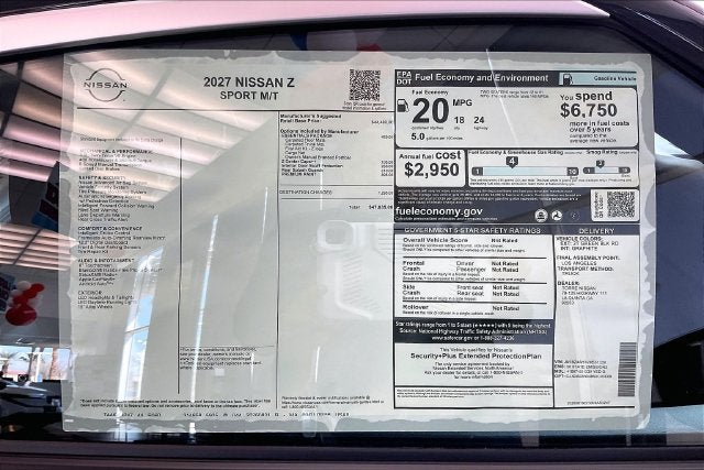 2027 Nissan Z Sport