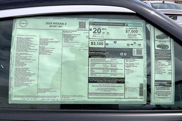 2026 Nissan Z Sport