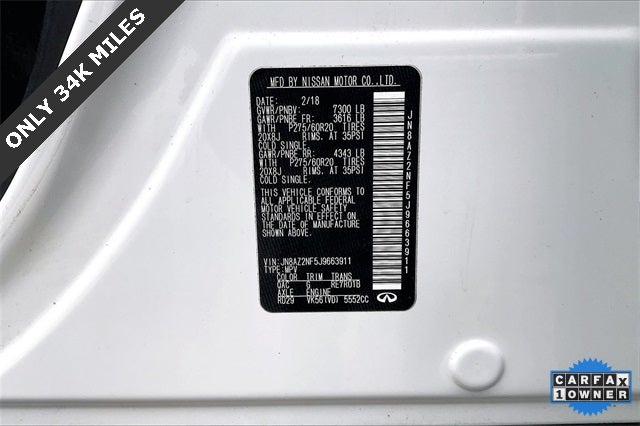 2018 INFINITI QX80 Base