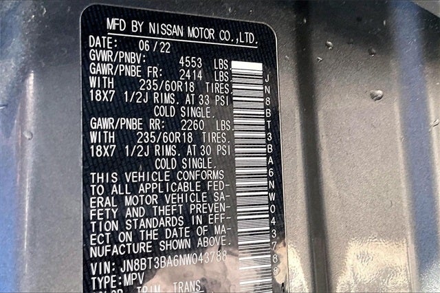 2022 Nissan Rogue SV