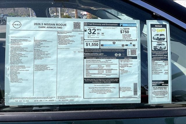 2026 Nissan Rogue Dark Armor