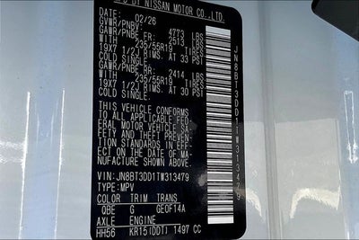 2026 Nissan Rogue Platinum