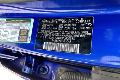 2023 Hyundai Elantra SEL