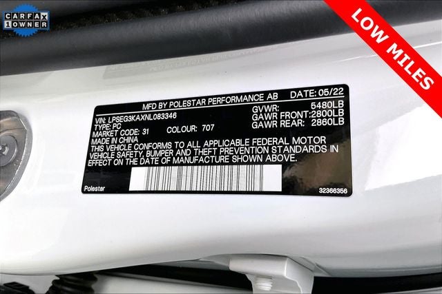 2022 Polestar 2 Long Range Single Motor